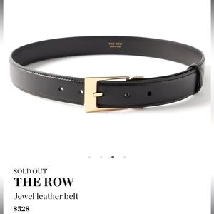 THE ROW Jewel leather belt